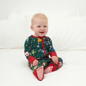 Little Sleepies // Christmas Party Zippy // 3-6 months